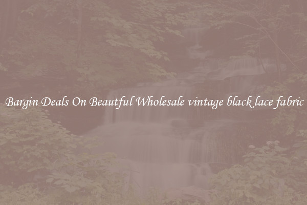 Bargin Deals On Beautful Wholesale vintage black lace fabric