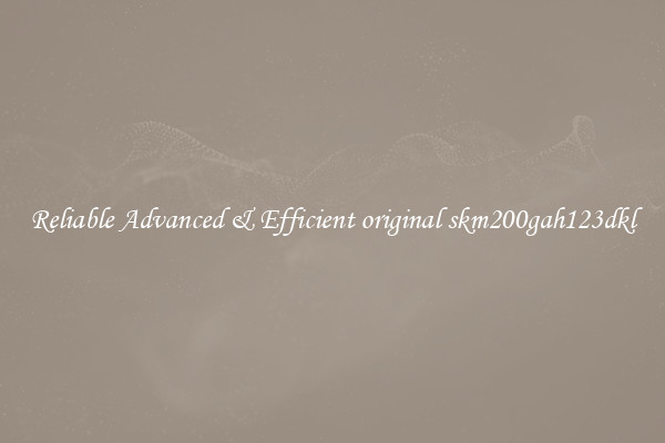 Reliable Advanced & Efficient original skm200gah123dkl